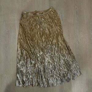 Maeve ombré silver skirt